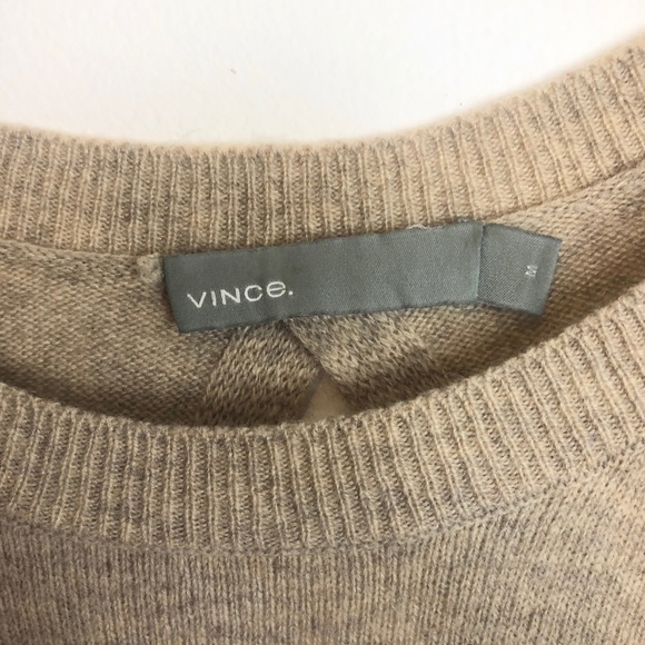 Vince Cashmere Open Back Sweater - Picture 6 of 8